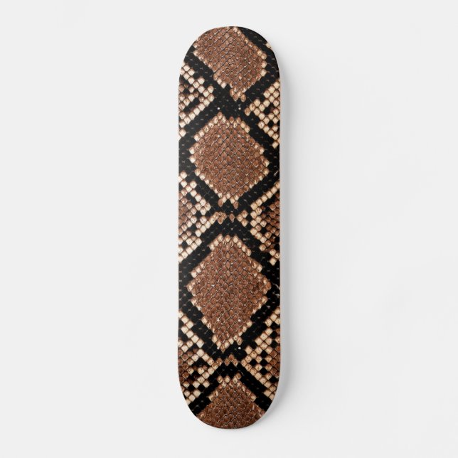 Skateboard Serpent à sonnette Peau Cuir Faux (Recto)