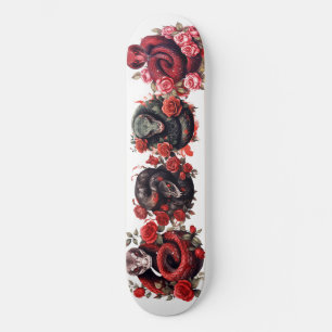 Skateboard Serpent Rouge