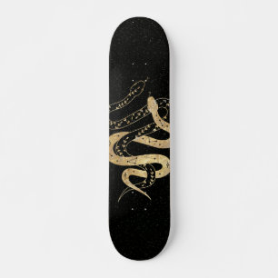 Skateboard Serpents mystiques Imaginaires et noirs