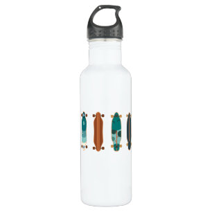 Skateboard Set Skater Skateboard Geschenk Edelstahlflasche