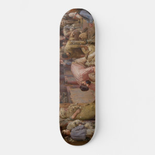Skateboard Shear the Rams (Australian Art) (Tom Roberts)