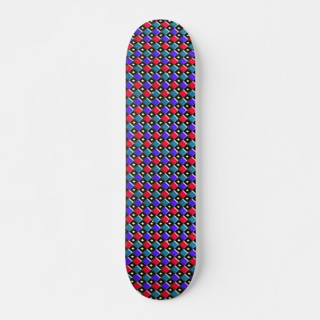 Skateboard Shinting Diamonds (Vorne)