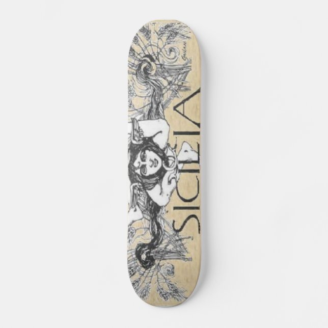 Skateboard Sicilia (Vorderseite)