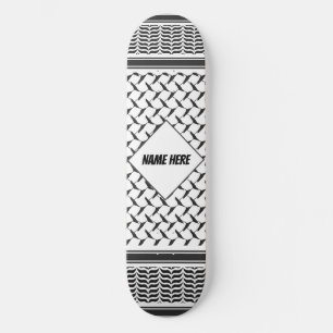 Skateboard Sigle en noir et blanc de Joranian