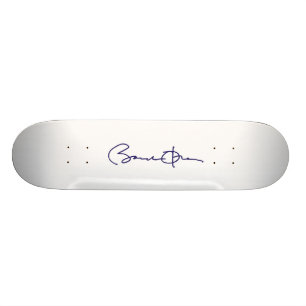 Skateboard Signature de Barack Obama
