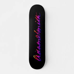 Skateboard Signature du néon Adam Smith