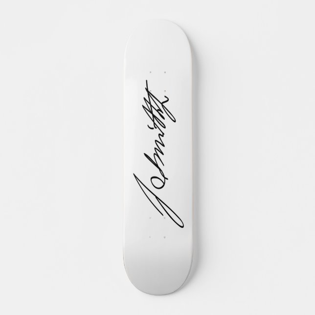 Skateboard Signature manuscrite de prophète mormon Joseph (Devant)