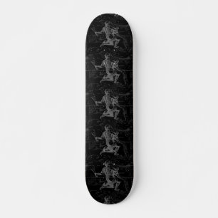 Skateboard Signe Aquarius Carte de la constellation par Hevel