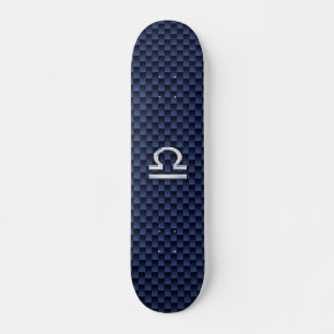Skateboard Signe de la Balance moderne sur fibre de carbone b
