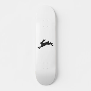 Skateboard Silhouette Bunny - Choisir la couleur arrière - pl