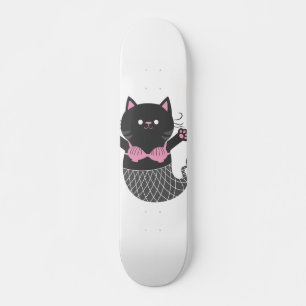 Skateboard Silhouette de sirène de chat mou - Choisir la cou