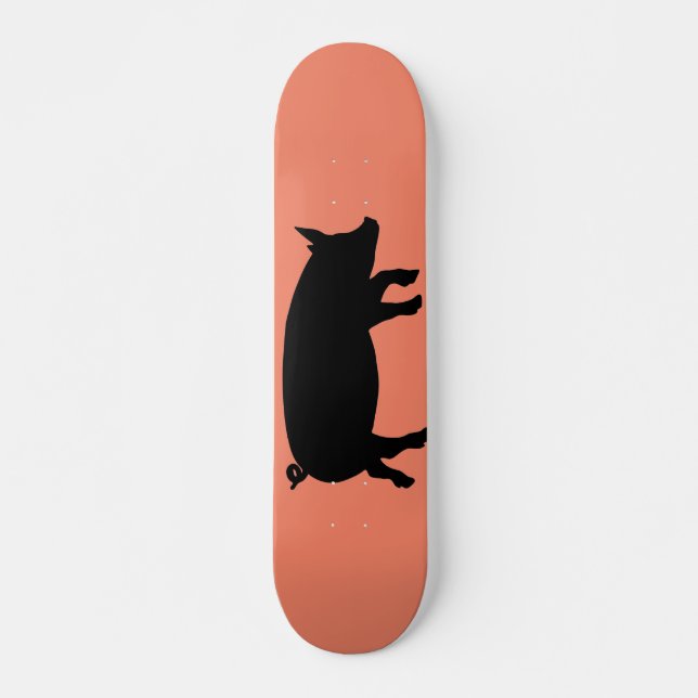 Skateboard Silhouette du porc (Devant)