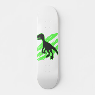 Skateboard Silhouette Velociraptor - Choisir la couleur arriè