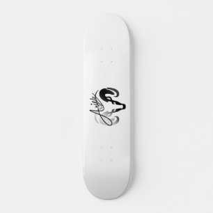 Skateboard Silver Aries le bélier Zodiac
