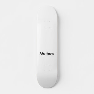 Skateboard simple initial letter monogram add your name lett 