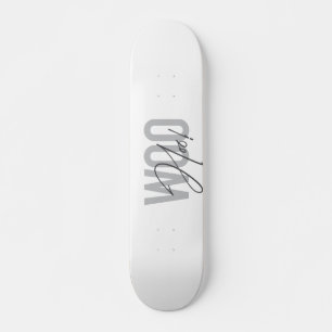 Skateboard Simple, moderne, urbain, design tendance Love Woo