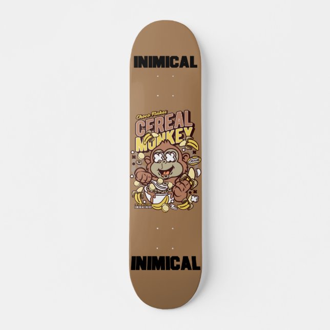 Skateboard Singe céréalier immatériel (Devant)