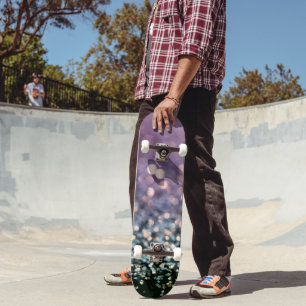 Skateboard Sirène Paillettes Bokeh Glam 1