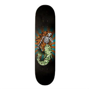 Skateboard Sirène squelettique