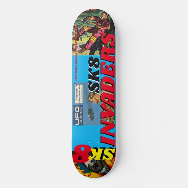 Skateboard SK8 INVADERS JMT 8 Patinage de 1/4 po (Recto)