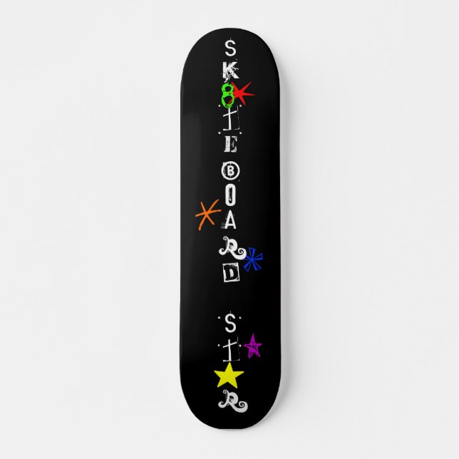 Skateboard "Sk8teboard St*r" (Devant)