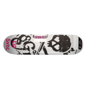 Skateboard sk8ter, cool, krooked, synchronisation de lèvre