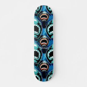 Skateboard Skark Mania Drôle Illustration de dessin animé