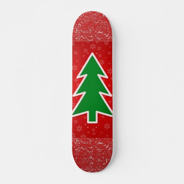 Skateboard Skate de Noël (Devant)