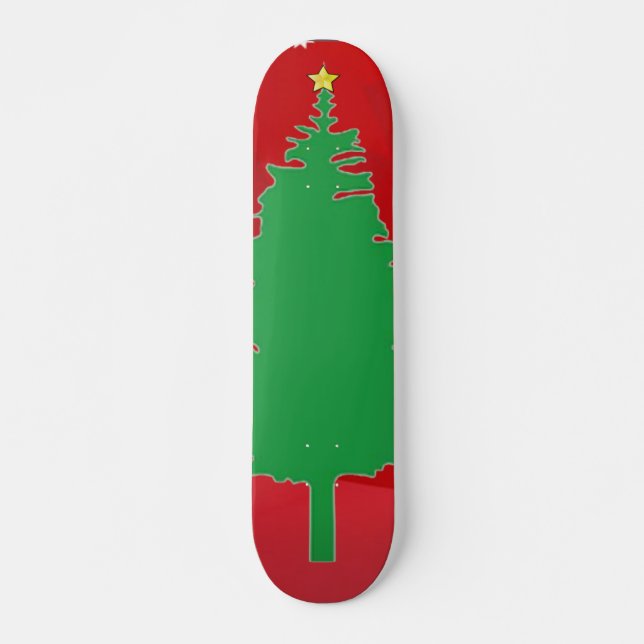 Skateboard Skate de Noël (Devant)