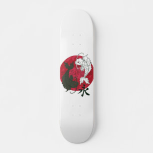 Skateboard Skate japonais Koi Fish