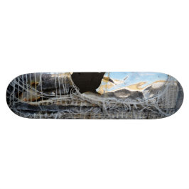 Skateboard Skate "Rusted Chrome & Old Duct Tape"