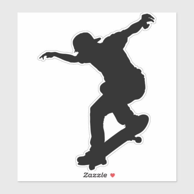 Skateboard, Skateboard, Vinyl-Aufkleber nach Maß g Aufkleber (Blatt)