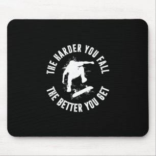 Skateboard Skateboarder - Skateboard fahrender Ska Mousepad