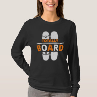Skateboard-Skateboards mit cooler Gesamtplatine T-Shirt