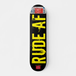 SKATEBOARD SKATEBOARDS RUDE AF / JMT USA
