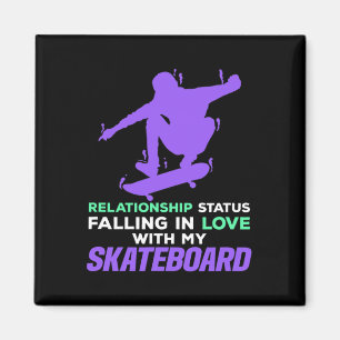 Skateboard Skaten Skateboarding Skater Kompliziere Magnet