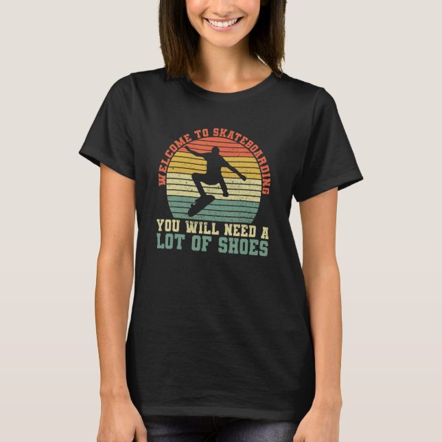Skateboard-Skater-Angebot für einen Skater T-Shirt (Vorderseite)