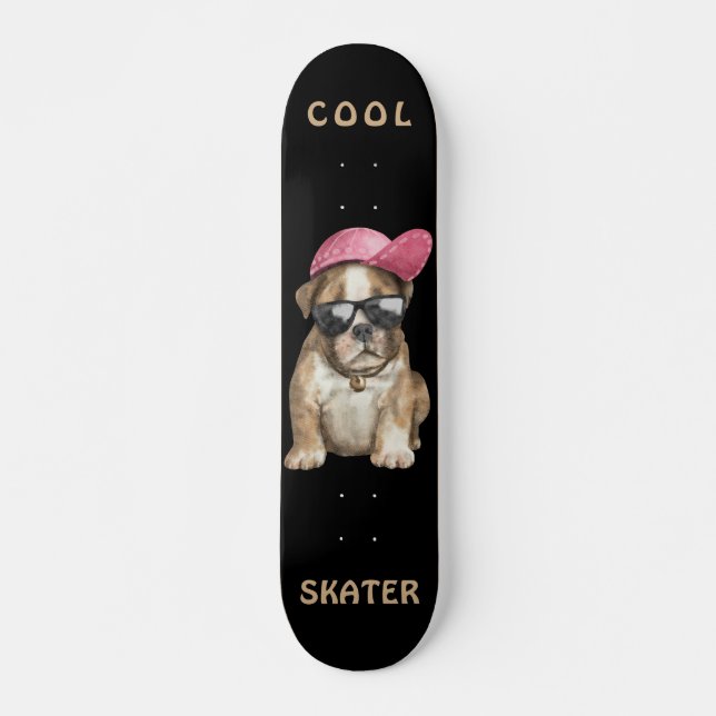 Skateboard SKATER DOG cool (Devant)