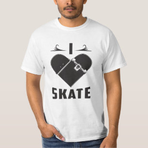 Skateboard Skater Kickflip Skaten Funny Gift Idee T-Shirt