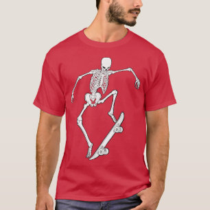 Skateboard Skeleton Skateboard Graphic Funny Sk T-Shirt