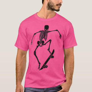 Skateboard Skeleton Skateboard Liebhaber von Sonne T-Shirt