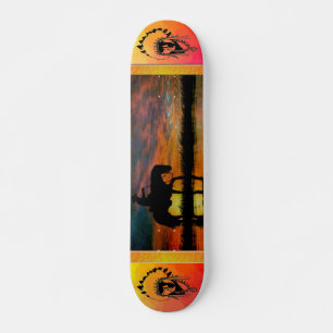Skateboard Ski Cowboy