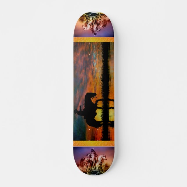 Skateboard Ski Cowboy (Devant)