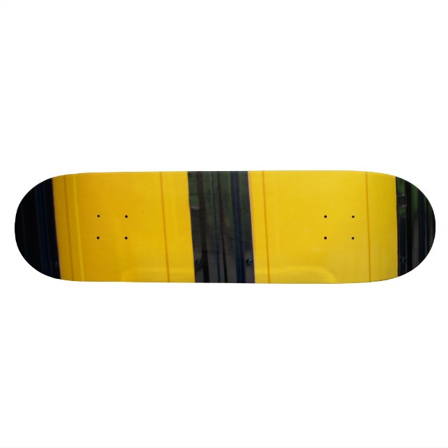 Skateboard Ski "School Bus" (Horizontal)