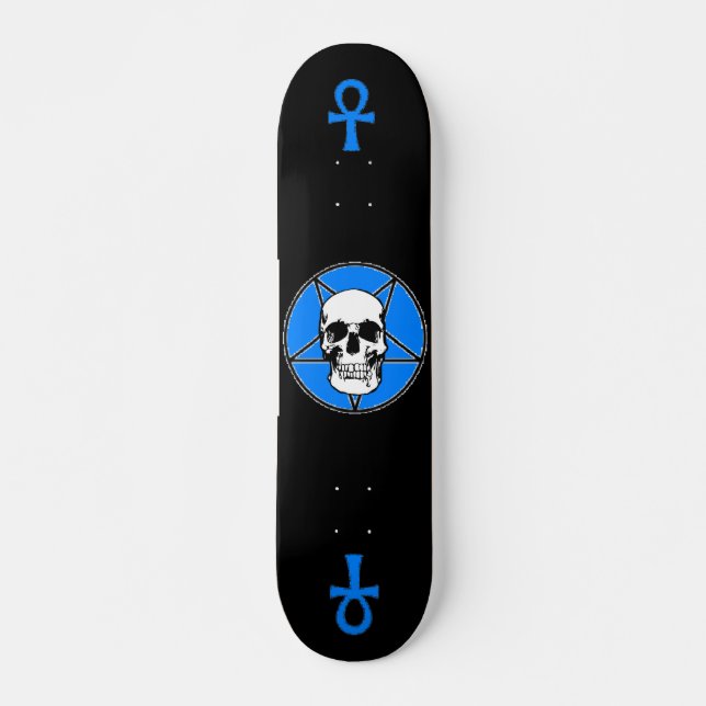 Skateboard Skull Pentigram (Vorne)