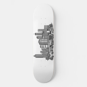 Skateboard Skyline Atlanta Georgia