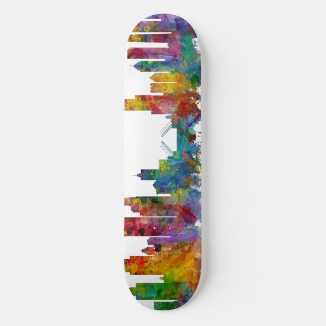 Skateboard Skyline de l'Illinois (Recto)