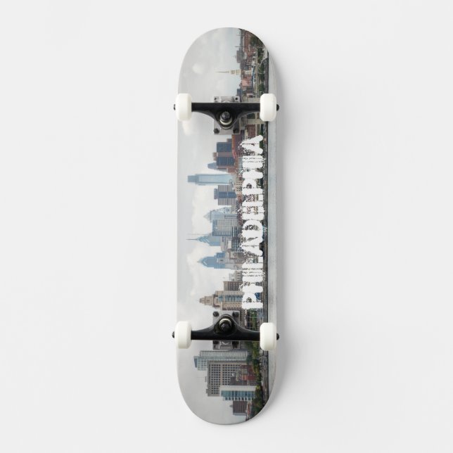 Skateboard Skyline Philly 2 (Recto)
