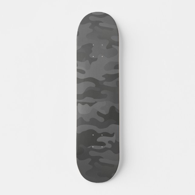 Skateboard "Slate Grey Stealth Camouflage" (Vorne)