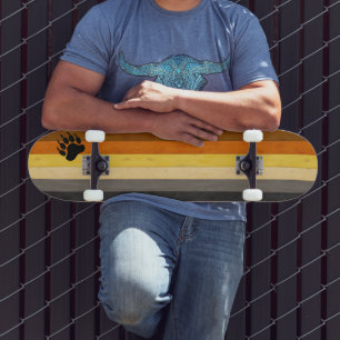 Skateboard SlipperyJoe's Bear Pride drapeau en bois Fraternit